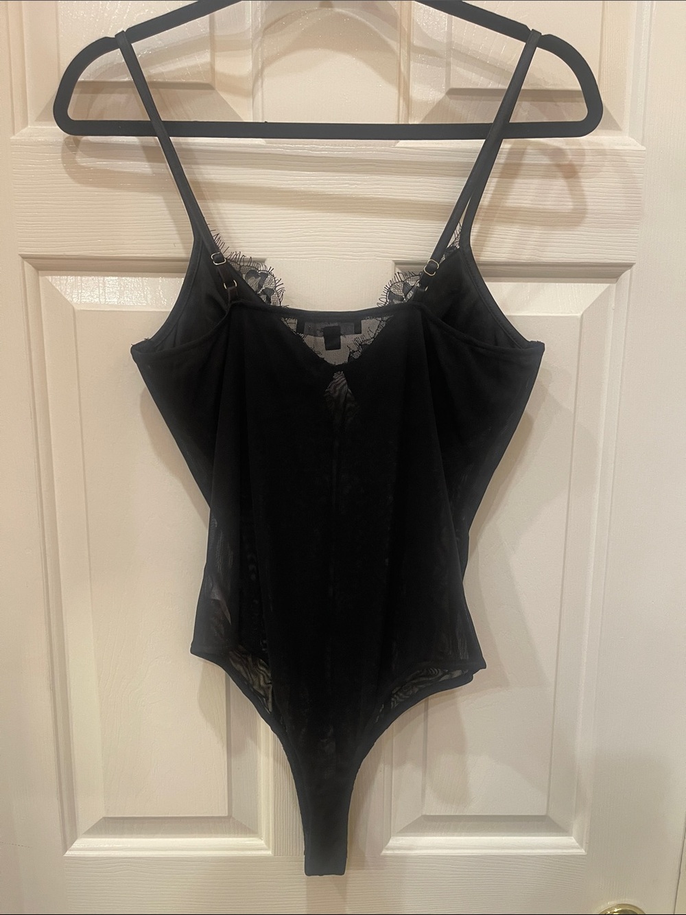 Lulus - Black Lace Bodysuit S:L - Picture 5 of 6